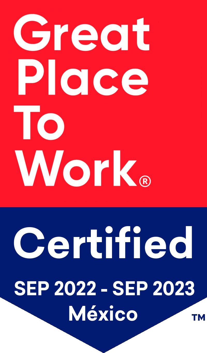 Great Place To Work. CERTIFICADA MX